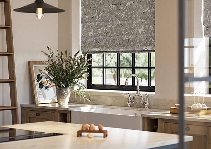 Rajah, Ash - Roman Blind - Image 5